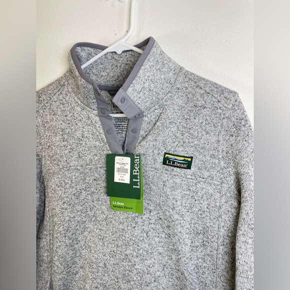 LL Bean 1/4 Style Sweater Sweatshirt Fleece Jacket Hiking Gorpcore Size M - Picture 3 of 9